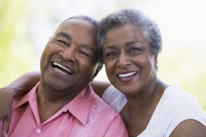 older couple laughing